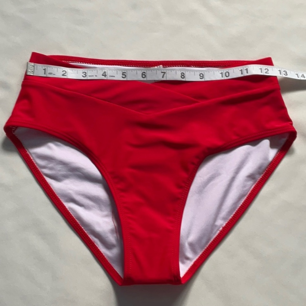 Shekini Red Bikini Set Two Piece Womens Size S - Picture 6 of 8